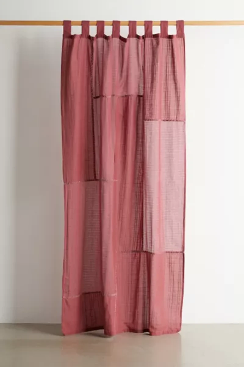 Chloe Patchwork Gauze Curtain Panel