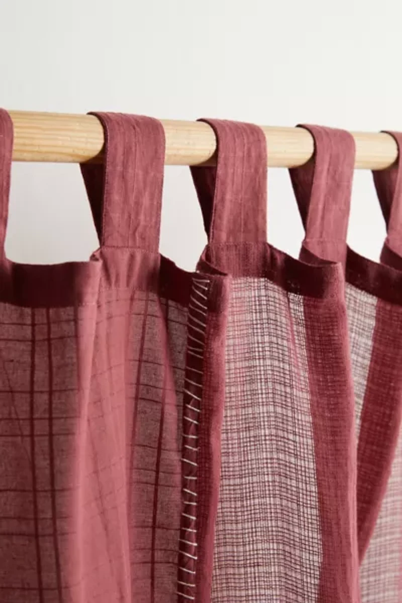 Chloe Patchwork Gauze Curtain Panel