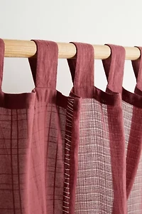 Chloe Patchwork Gauze Curtain Panel