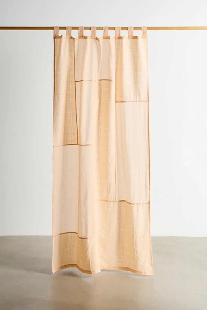 Chloe Patchwork Gauze Curtain Panel