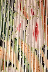 Iris Bamboo Beaded Curtain