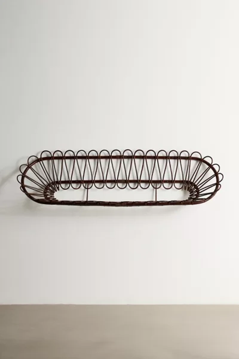 Mariella Rattan Headboard Wall Shelf