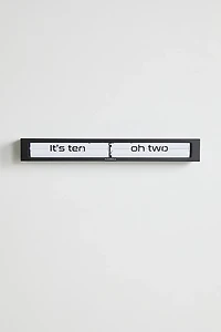 Cloudnola Textime Bamboo Wall Clock