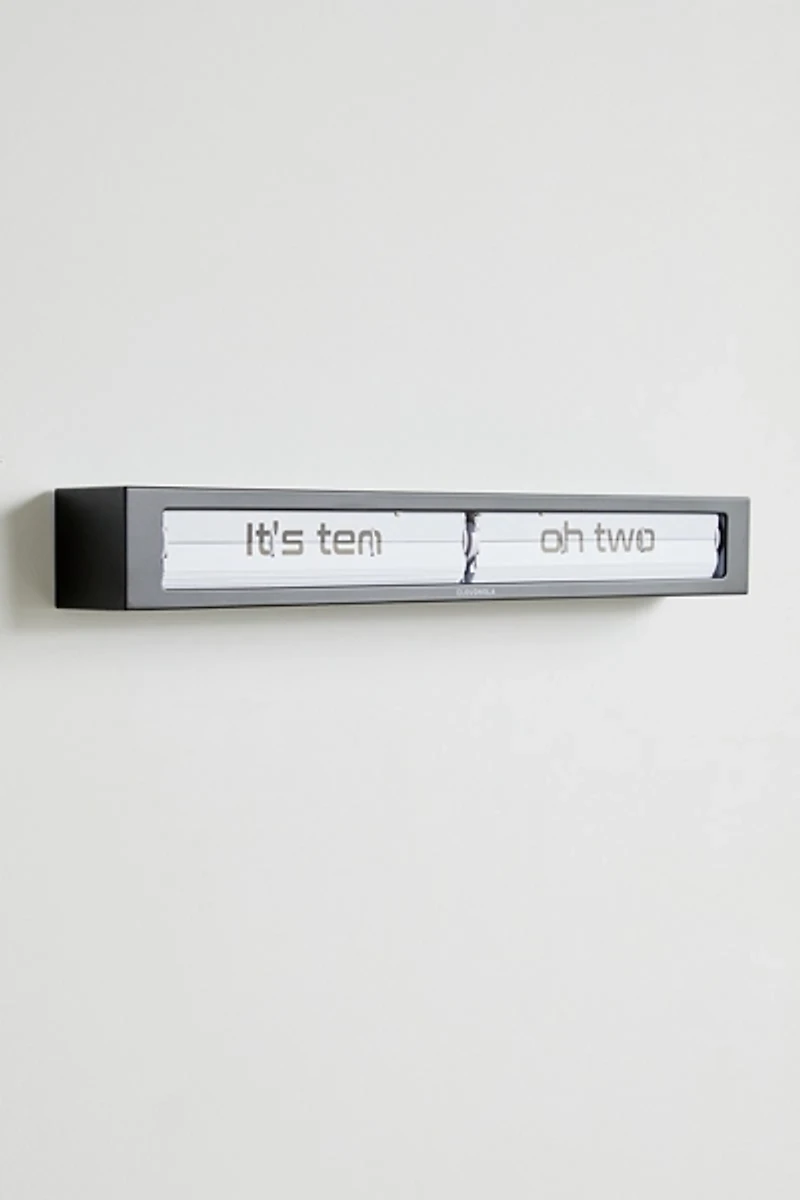 Cloudnola Textime Bamboo Wall Clock