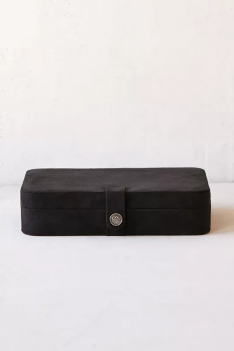 Mele and Co Maria Large Flocked Jewelry Box
