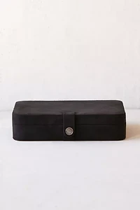 Mele and Co Maria Large Flocked Jewelry Box