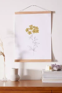 The Colour Study For Deny Botanical Illustration Dowel Art Print
