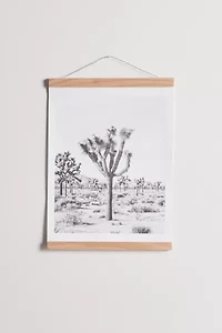 Bree Madden For Deny Joshua Tree Dowel Art Print