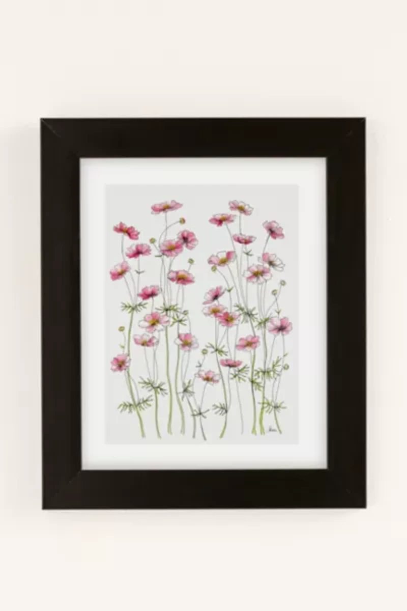 Jessica Hanselmann Pink Cosmos Art Print