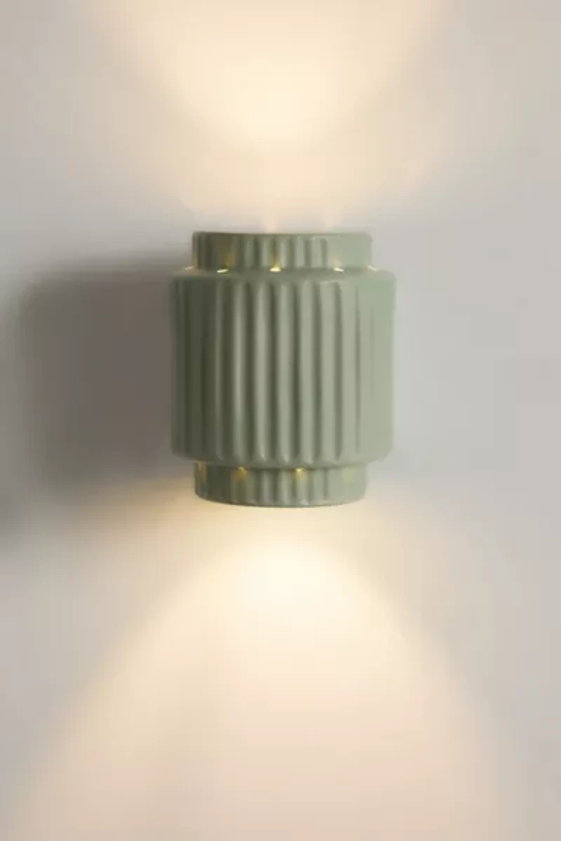 Tristan Green Ceramic Sconce