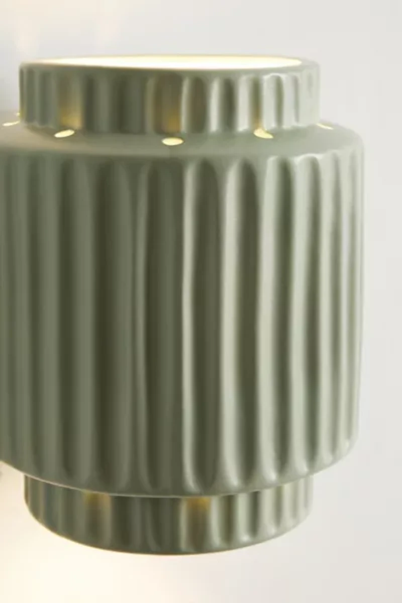 Tristan Green Ceramic Sconce