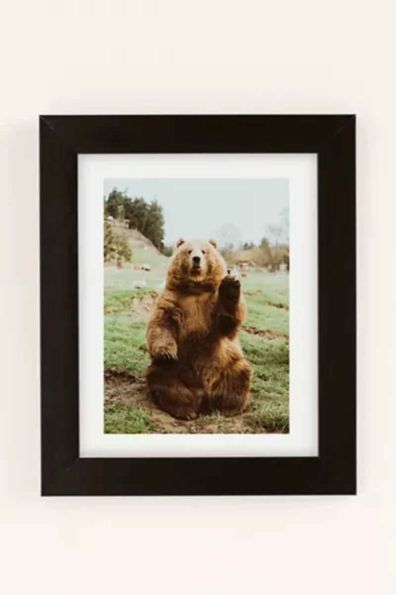 Becca Tapert Hi Bear Art Print