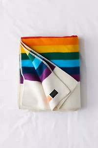 Pendleton UO Exclusive Rainbow Wool Bed Blanket