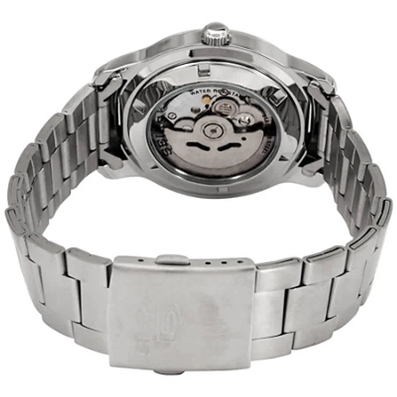 Seiko 5 White Dial Automatic Men's Steel Watch SNKP09J1