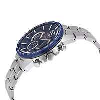Seiko Chronograph Quartz Blue Dial Men's Watch SSB345