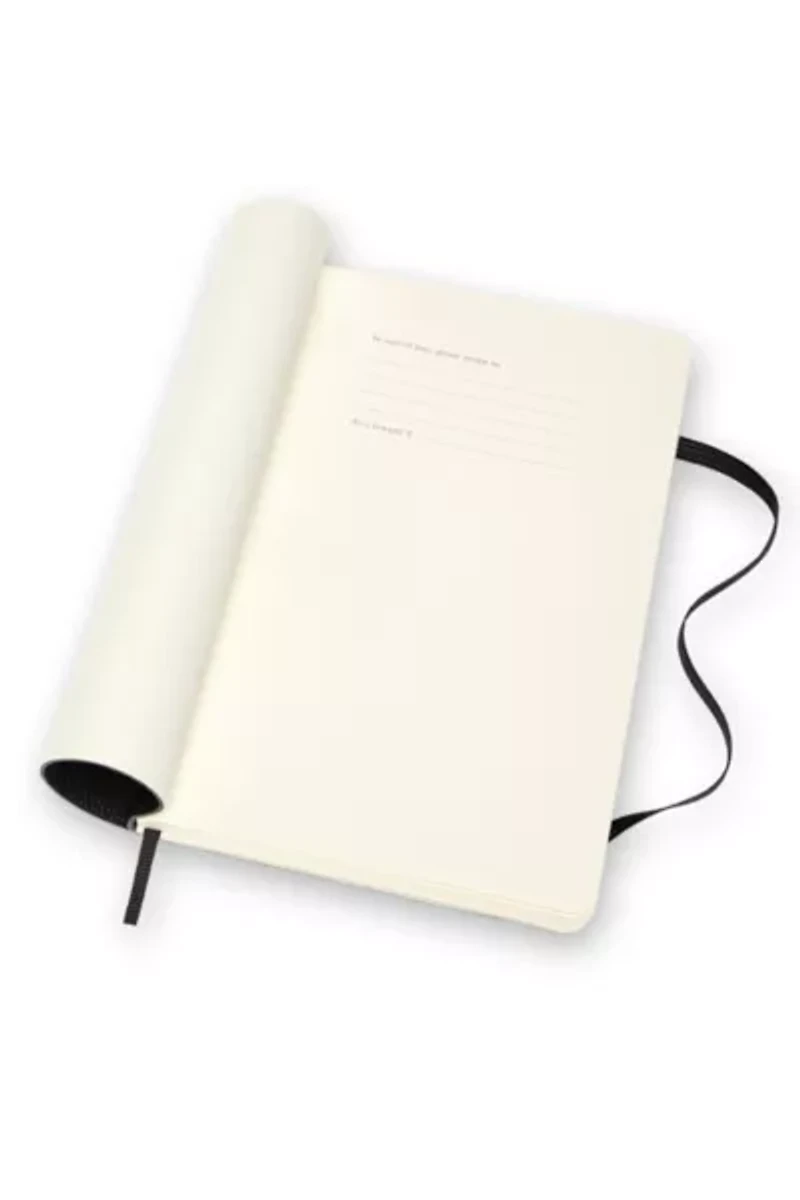Moleskine Limited Collection Leather Large Ruled Soft Cover Notebook