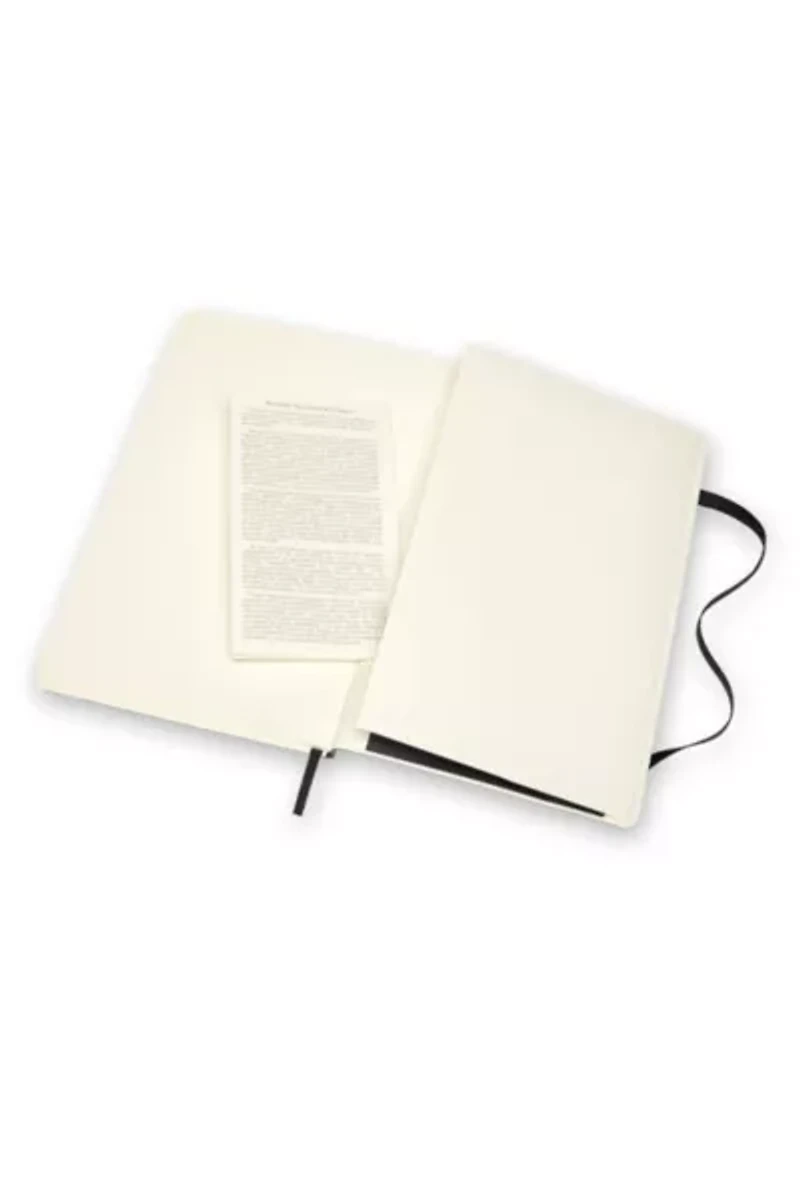 Moleskine Limited Collection Leather Large Ruled Soft Cover Notebook