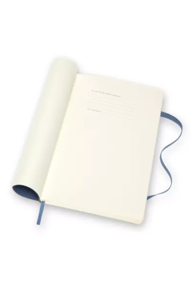 Moleskine Limited Collection Leather Large Ruled Soft Cover Notebook