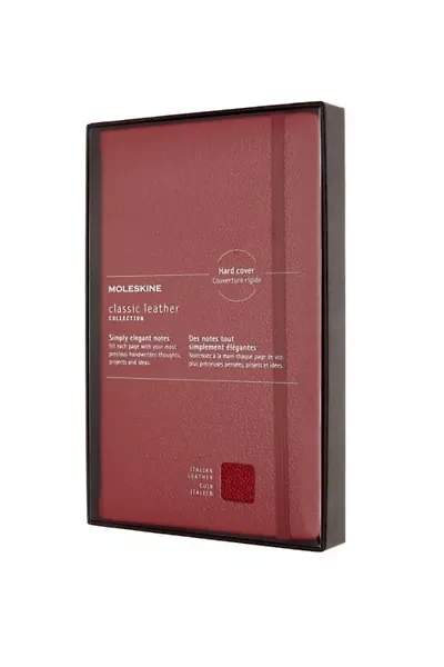 Moleskine Limited Collection Leather Large Ruled Soft Cover Notebook