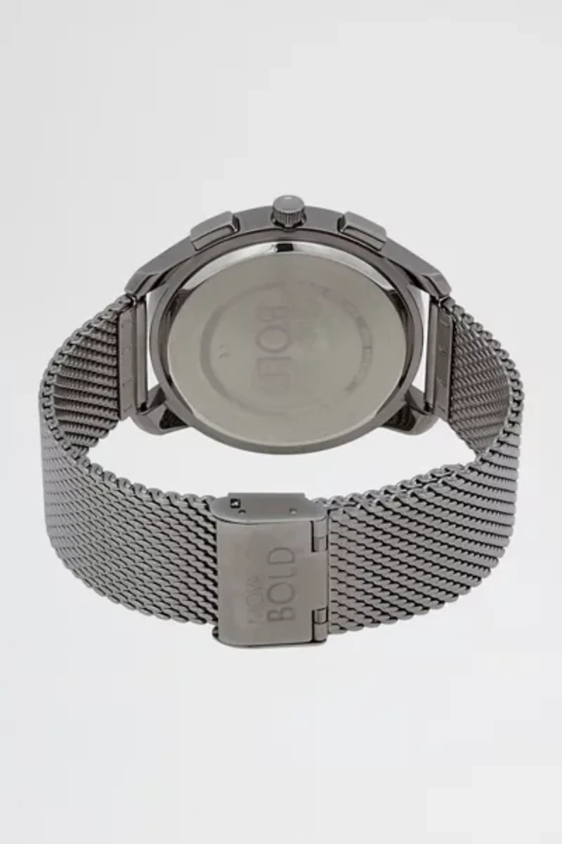 Movado Bold Thin Chronograph Quartz Grey Dial Men's Watch 3600635