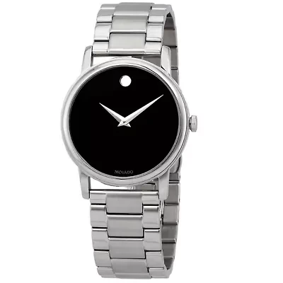 Movado Classic Museum Quartz Black Dial Men's Watch 2100014