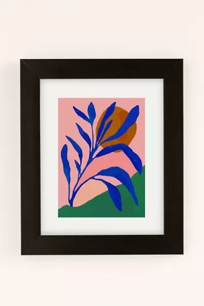 Vivian Vera Blue Plant Spring Art Print
