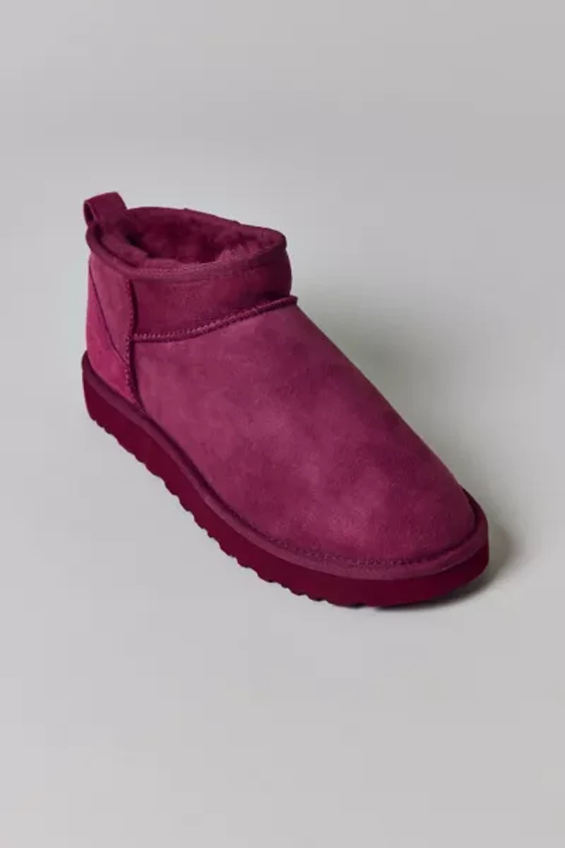 UGG Women's Classic Ultra Mini Suede Ankle Boot