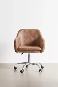 Jeremy Faux Leather Swivel Desk Chair