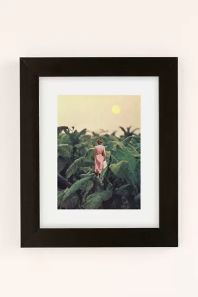 Sarah Eisenlohr Walking Into Leaves Art Print