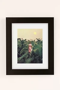 Sarah Eisenlohr Walking Into Leaves Art Print