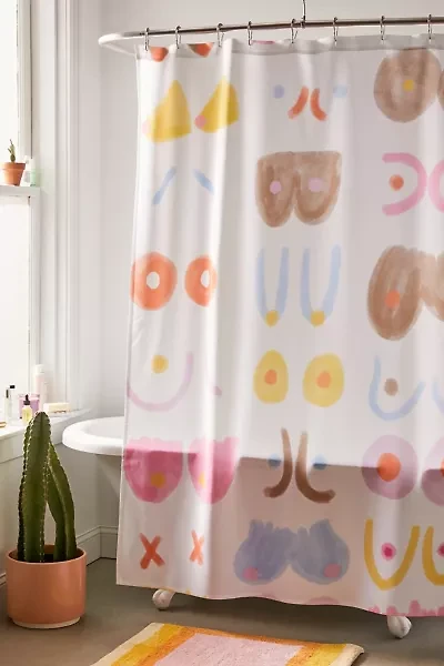 Rhianna Marie Chan  You’re The Tits Shower Curtain