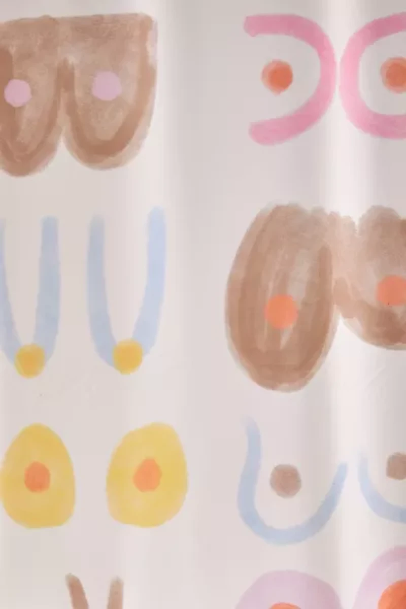 Rhianna Marie Chan  You’re The Tits Shower Curtain