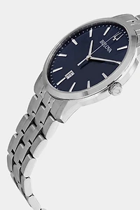 Bulova Sutton Quartz Blue Dial Men's Watch 96B338