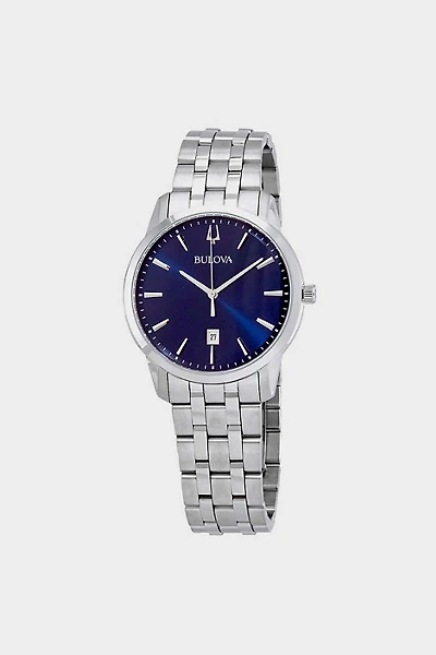 Bulova Sutton Quartz Blue Dial Men's Watch 96B338