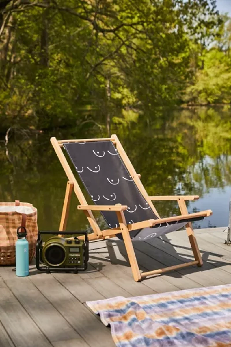 Natalie Catalina For Deny Boobs II Outdoor Folding Chair