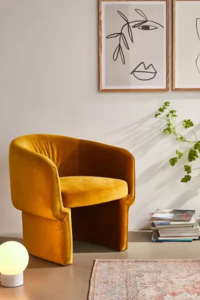 Tia Velvet Chair