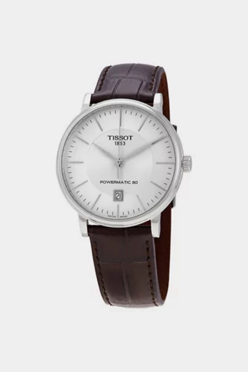 Tissot Carson Premium Automatic Silver Dial Men's Watch T1224071603100