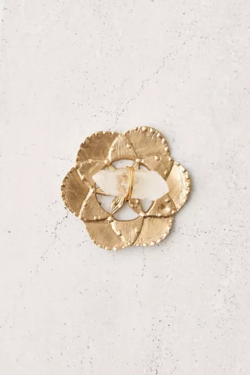 Ariana Ost Flower Of Life Crystal Catch-All Dish