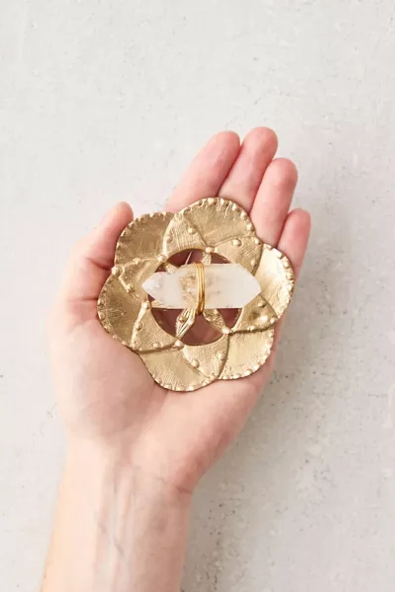 Ariana Ost Flower Of Life Crystal Catch-All Dish