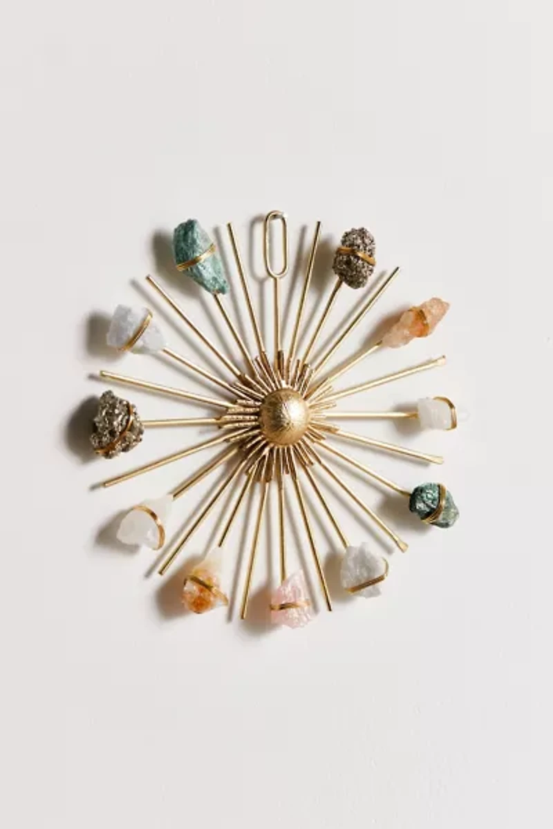 Ariana Ost Sunburst Crystal Wall Hanging