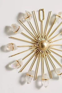 Ariana Ost Rainbow Sunburst Crystal Wall Hanging