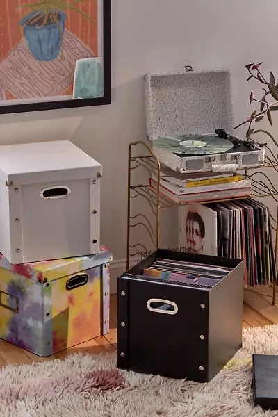 Vinyl Lidded Storage Box