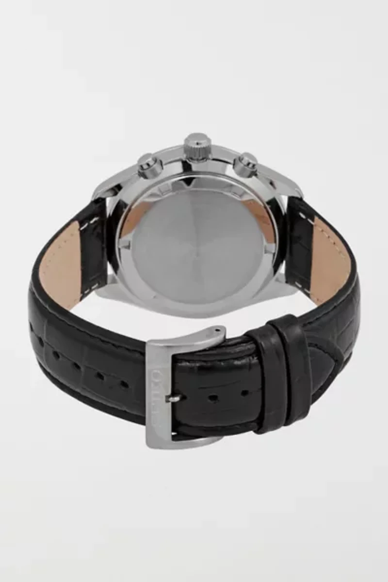 Seiko Chronograph Quartz Champagne Dial Men's Watch SSB383