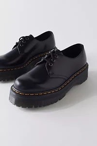 Dr. Martens Women's 1461 Quad Smooth Leather Platform Oxford