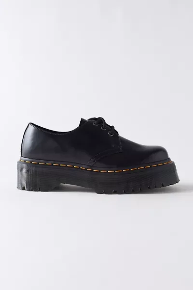 Dr. Martens Women's 1461 Quad Smooth Leather Platform Oxford