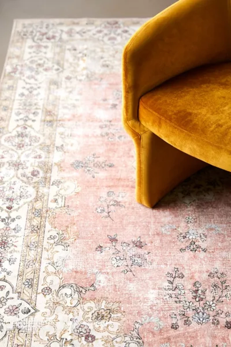 Jewel Printed Washable Rug