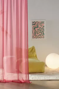 Chiffon Sheer Curtain Window Panel