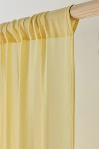 Chiffon Sheer Curtain Window Panel
