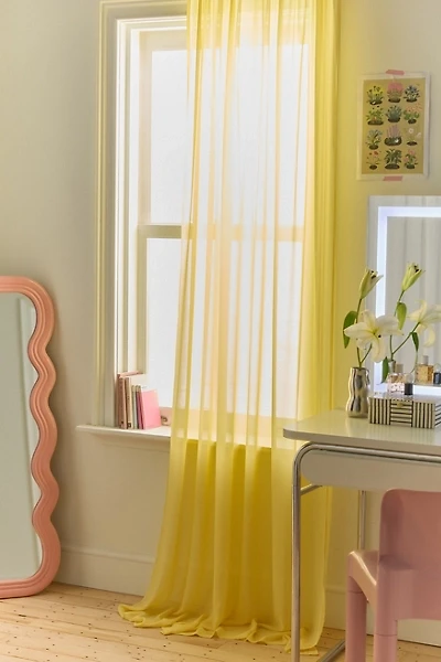 Chiffon Sheer Curtain Window Panel