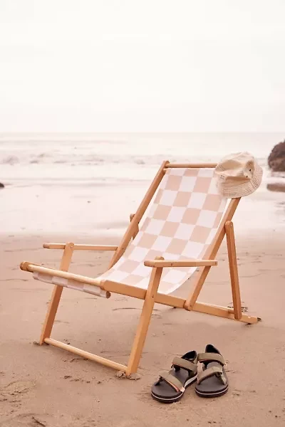 migraneuse For Deny 1989 Check Outdoor Folding Chair
